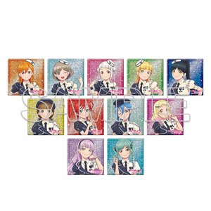 ラブライブ！スーパースター!! トレーディンググリッタースクエア缶バッジ Ver.Twinkle Triangle (単品) (キャラクターグッズ)