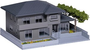 DioTown 1060 W Addison St, Charcoal Grey (Model Train)