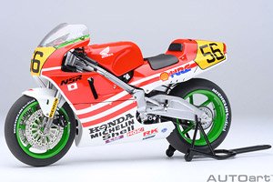 Honda NSR500 WGP500 #56 `Bari Bari Densetsu` (w/Gun Koma Helmet) (Diecast Car)