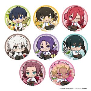 ブルーロック トレーディング缶バッジ(フルーツパフェ/ミニキャラ) (8個セット) (キャラクターグッズ)
