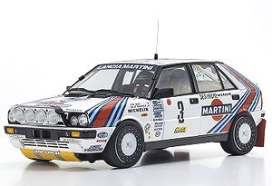 ランチア デルタ HF 4WD モンテカルロ ラリー ウィナー 1988 #3 (ミニカー)