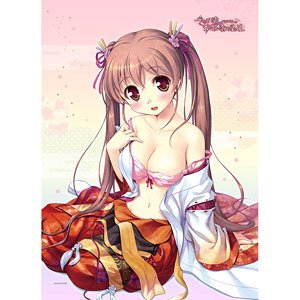 千の刃濤､桃花染の皇姫 B2タペストリー(椎葉古杜音/巫女服はだけ)Wスエード (キャラクターグッズ)