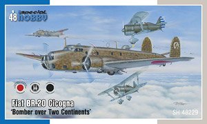 Fiat Br.20 Cicogna `Bomber over Two Continents` (Plastic model)