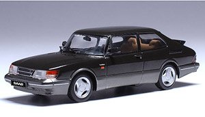 サーブ 900 ターボ 1988 ブラック (ミニカー)