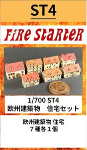 European architecture: Housing set (Plastic model)