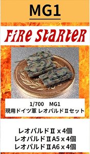 Modern German Army Leopard II Set (Plastic model)