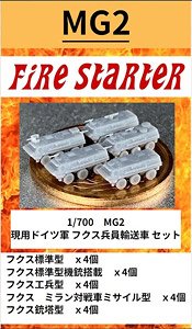 Modern German Army Fuchs Troop Carrier Set (Plastic model)
