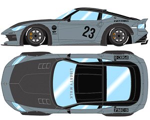 lb nation Fairlady Z(RZ34) (RS Watanabe 8spoke wheel) グレー (ミニカー)