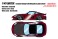 lb nation Fairlady Z(RZ34) (RS Watanabe 8spoke wheel) バーガンディ (ミニカー) その他の画像1 サムネイル