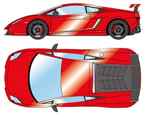 Lamborghini Gallardo LP570-4 Squadra Corse 2014 ロッソマーズ (ミニカー)