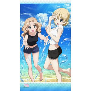 ガールズ＆パンツァー 最終章 のれん(ダージリン＆ケイ) (キャラクターグッズ)