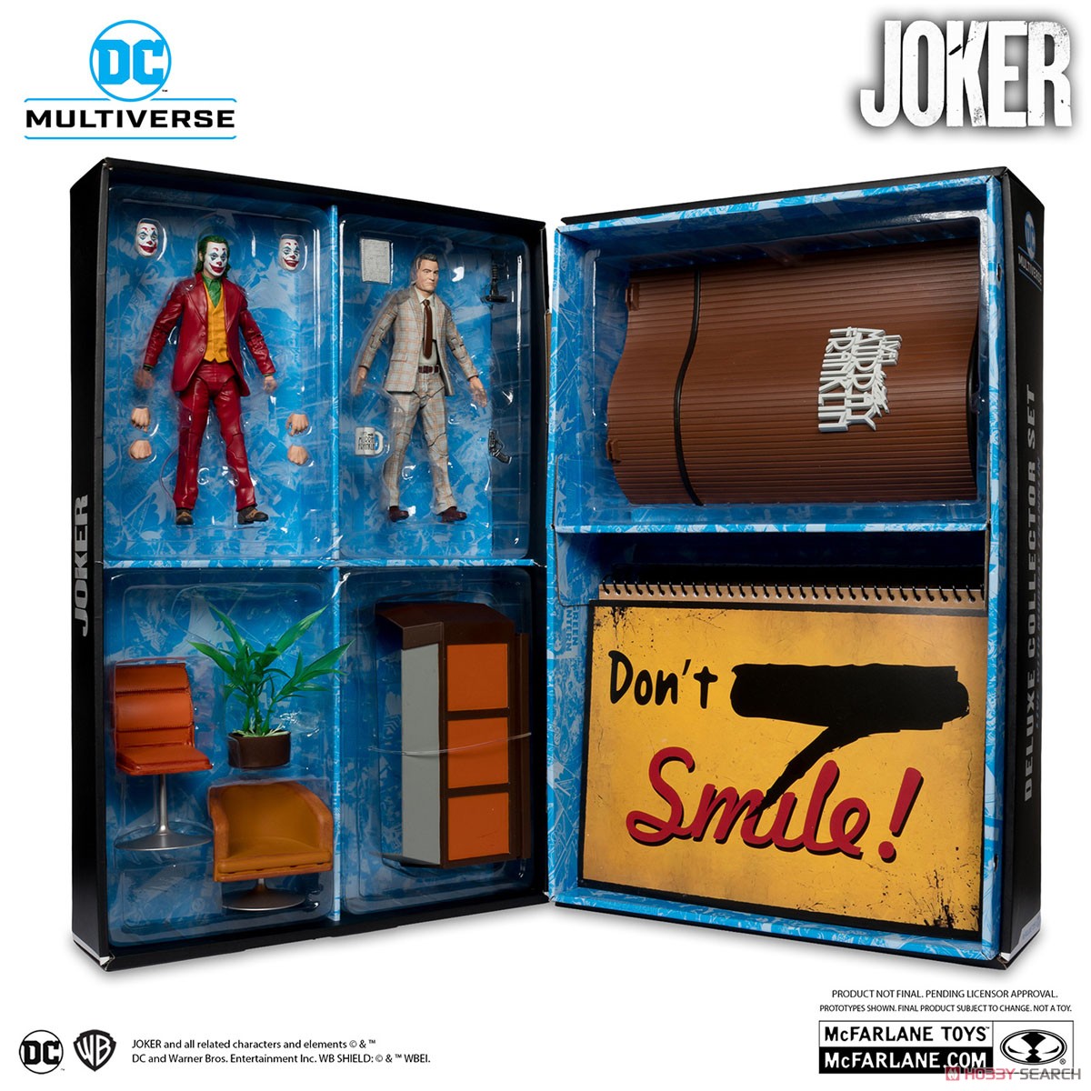 DC Comics - DC Multiverse: 7 Inch Action Figure _ Deluxe Collector Set: Arthur Fleck & Live! with Murray Franklin [Movie / Joker] (Completed) パッケージ2 Modal