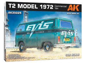 T2 Model 1972 Commercial Van (Plastic model)