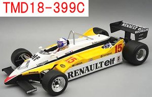 ルノー RE30B ブラジルGP 1982 優勝車 Alain Prost (ドライバーフィギュア付き) (ミニカー)