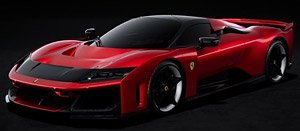 Ferrari F80 carbon optional Rosso Supercar - bicolor wheels silver and carbon (ケース付) (ミニカー)