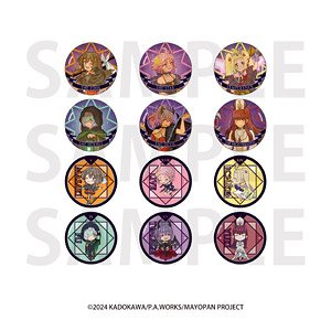 「真夜中ぱんチ」トレーディングメタリック缶バッジ(描き下ろし等身＆描き起こしデフォルメ「アルカナ！」) (12個セット) (キャラクターグッズ)