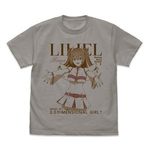 TVアニメ「2.5次元の誘惑」 リリエル 天使空挺隊ver. Tシャツ LIGHT GRAY M (キャラクターグッズ)