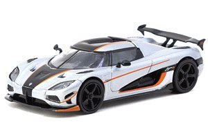 Koenigsegg Agera RS Moon Silver / Black (Diecast Car)