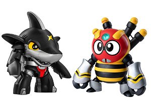 Sharkler & Spydon Set (Plastic model)