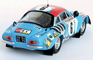 アルピーヌ・ルノー A110 1975年 東アフリカサファリラリー #6 Rob Collinge/Rob Combes (ミニカー)