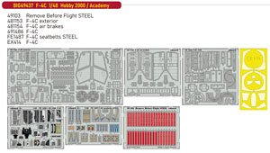 F-4C Phantom II Big Ed Parts Set (for Academy) (Plastic model)