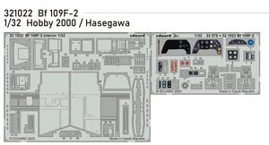 Photo-Etched Pats for Bf109F-2 (for Hasegawa) (Plastic model)