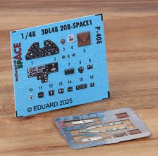 P-40E Space 3D Decal Set (for Eduard) (Plastic model)