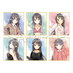 電撃文庫「『青春ブタ野郎』シリーズ」10周年記念トレーディングミニ色紙 ～桜島麻衣づくし～ (単品) (キャラクターグッズ)
