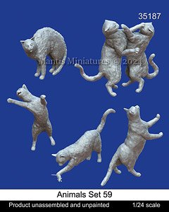 動物セット59 ネコ (プラモデル)