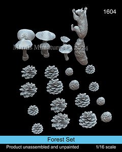 森林の動植物セット (プラモデル)
