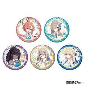 ブルーアーカイブ -Blue Archive- トレーディング描き下ろし缶バッジ 3.5th Anniversary POP UP STORE (5個セット) (キャラクターグッズ)