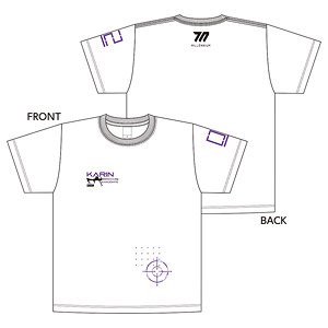 ブルーアーカイブ -Blue Archive- カリンのターゲットTシャツ(Mサイズ) (キャラクターグッズ)