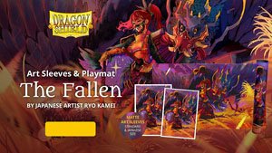 AT-12107 DS100 Matte Art - The Fallen Standard Size (Card Supplies)