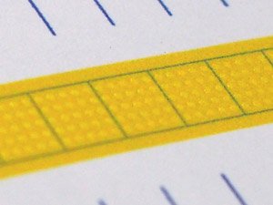 16番(HO) 点字ブロックシール 警告ブロック (鉄道模型)