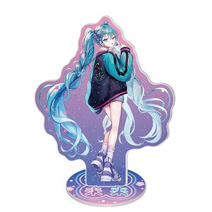 初音ミク×SOLWA ラメ入りアクリルスタンド Art by PiPi【A】 (キャラクターグッズ)