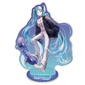 初音ミク×SOLWA ラメ入りアクリルスタンド Art by PiPi【B】 (キャラクターグッズ)