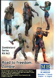 Zombieland Series Road to Freedom Zombie (Plastic model)