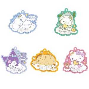 Sanrio Characters Pukkuri Rubber Mascot Gummy 6 (Set of 12) (Shokugan)