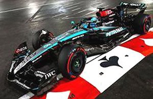 Mercedes-AMG PETRONAS Formula One Team No.63 F1 W15 E Performance Winner Las Vegas GP 2024 George Russell (Diecast Car)