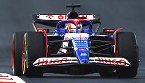 Visa Cash App RB Formula One Team VCARB 01 No.30 9th US GP 2024 Liam Lawson (ミニカー)