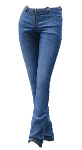 VS Toys 1/6 Outfit Realistic Jeans Woman`s Dark Blue (Fashion Doll)