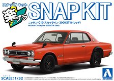 ニッサン C10 スカイライン 2000GT-R (レッド) (プラモデル)