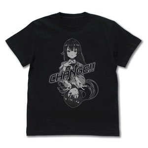 TVアニメ「時々ボソッとロシア語でデレる隣のアーリャさん」 周防有希のCHANGE Tシャツ BLACK M (キャラクターグッズ)