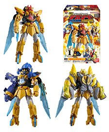 Mini Pla No.1 Gattai Series 01 Tega Sword & Leon Buster 50 & Tyranno Hammer 50 (Set of 12) (Shokugan)