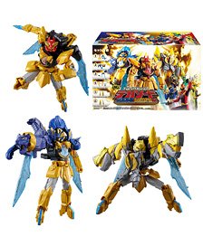 Mini Pla No.1 Gattai Series 01 Tega Sword & Leon Buster 50 & Tyranno Hammer 50 Set (Shokugan)