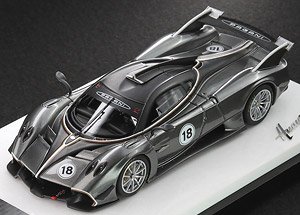 Pagani Huayra R Grigio Knockhill /Black Mamba Carbon Matt #18 (Diecast Car)