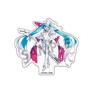 レーシングミク 2024 キービジュアル1 Ver. アクリルステッカー (キャラクターグッズ)