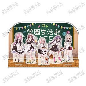 がっこうぐらし！ 描き下ろしアクリルジオラマ【学園祭ver.】 (キャラクターグッズ)