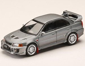 Mitsubishi Lancer GSR Evolution 5 CP9A 1998 Titanium Gray Metallic (Custom Color) w/Mud Flap (Diecast Car)