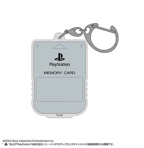 Play Station Acrylic Multi Key Ring for Play Station (Memory Card) (Anime Toy)